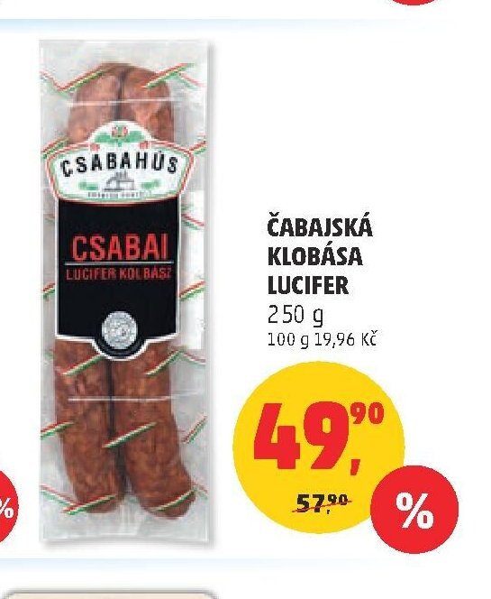 ČABAJSKÁ KLOBÁSA LUCIFER