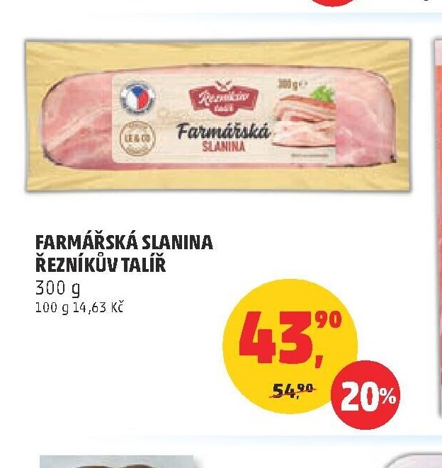 FARMÁŘSKÁ SLANINA ŘEZNÍKŮV TALÍŘ