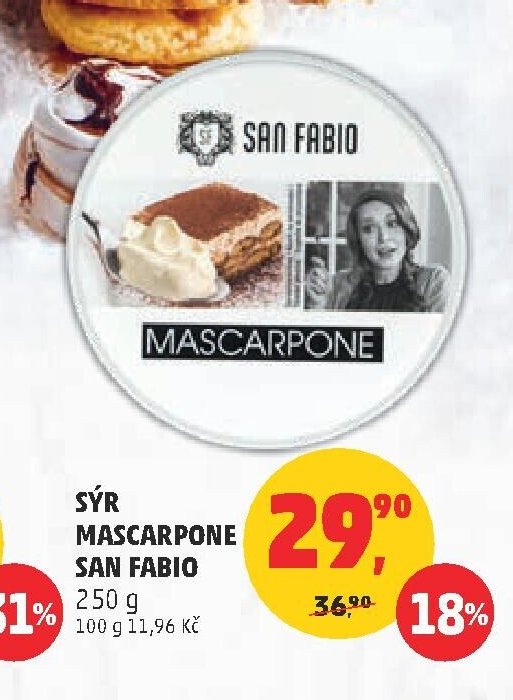 Sýr Mascarpone San Fabio 250 g