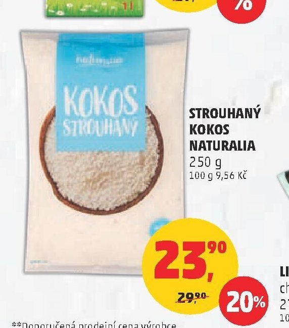 Strouhaný kokos Naturalia 250 g