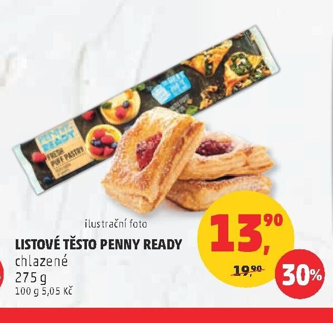Listové těsto Penny Ready 275 g