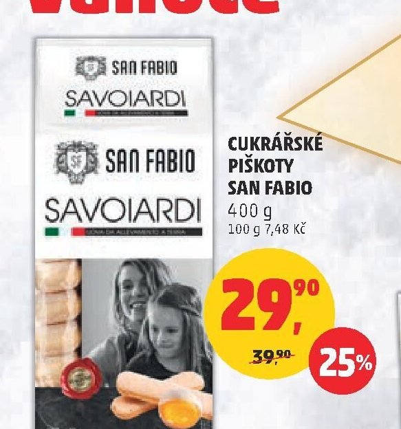 Cukrářské piškoty San Fabio 400 g