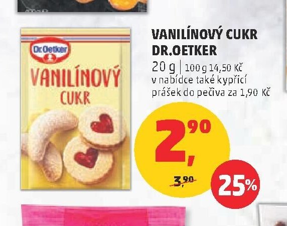 Vanilínový cukr Dr.Oetker 20 g