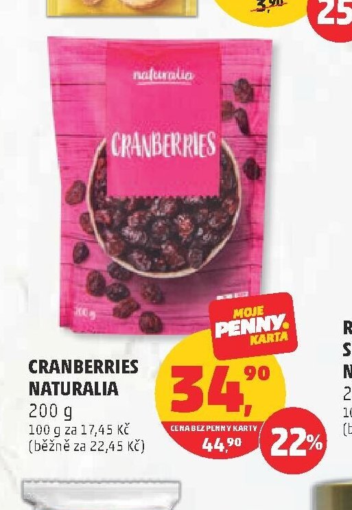 Cranberries Naturalia 200 g