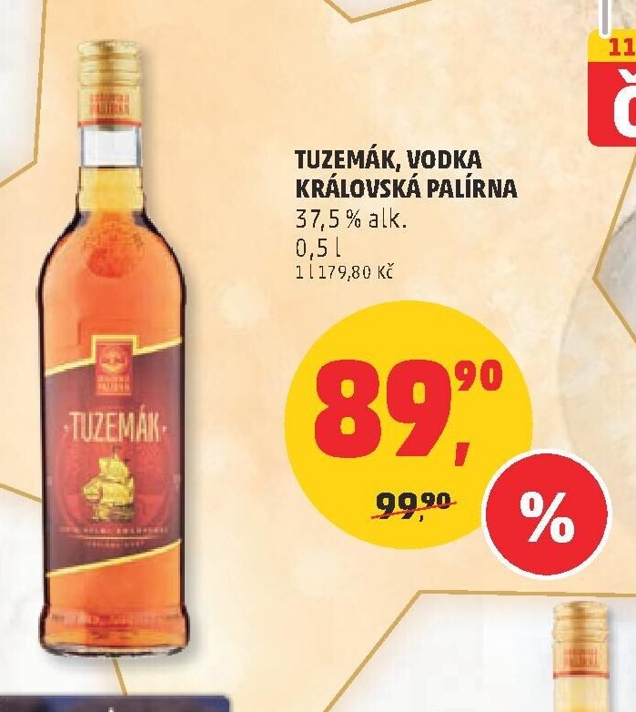 Tuzemák, Vodka Královská palírna