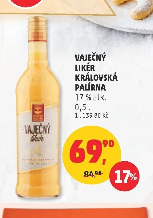 Vaječný likér Královská palírna