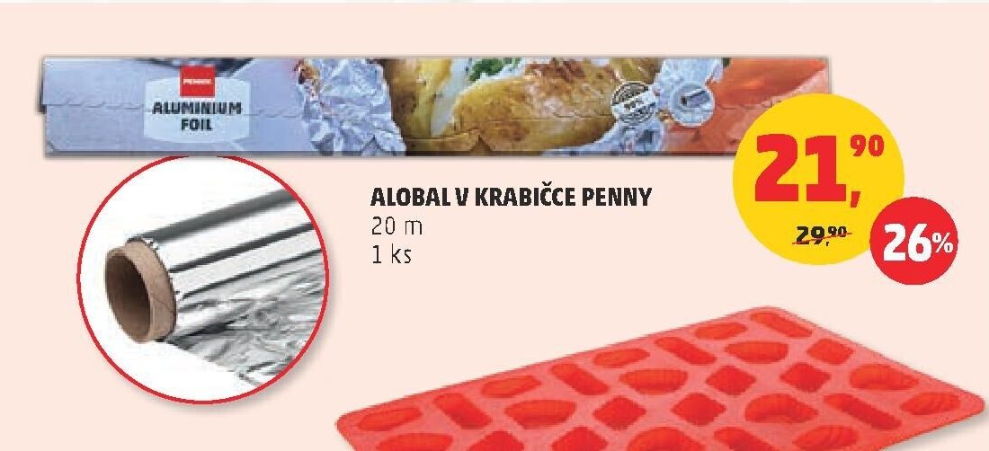 Alobal v krabičce Penny