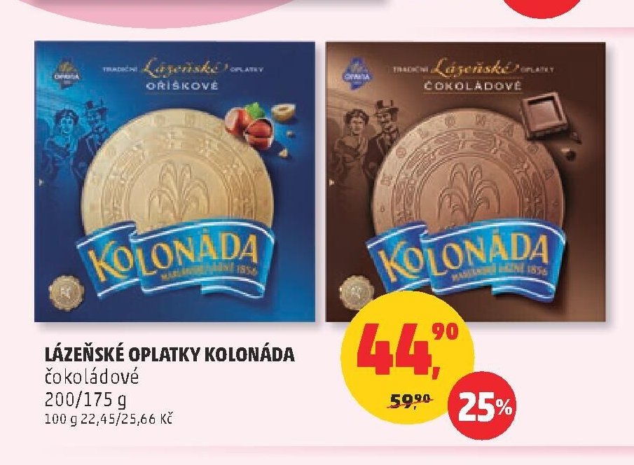 LÁZEŇSKÉ OPLATKY KOLONÁDA