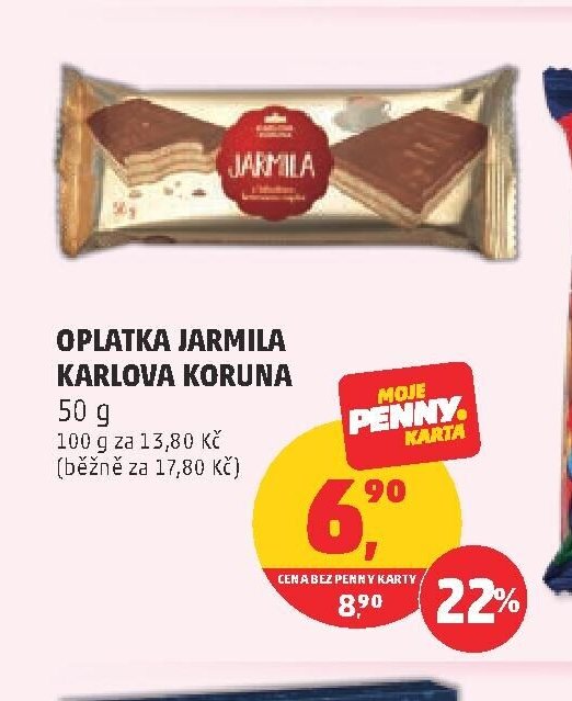 OPLATKA JARMILA KARLOVA KORUNA