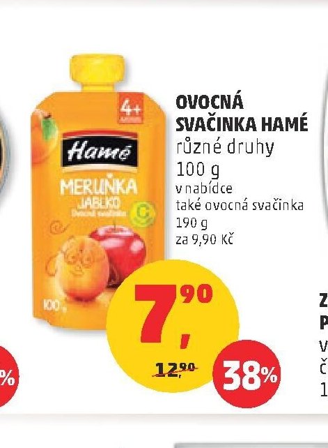 OVOCNÁ SVAČINKA HAMÉ různé druhy