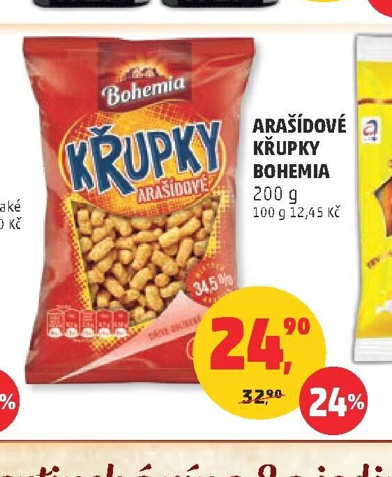 Arašídové křupky Bohemia