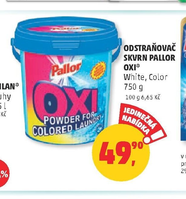 Odstraňovač skvrn Pallor Oxi