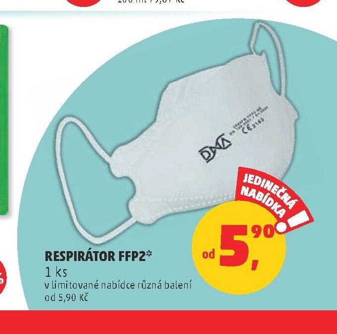 Respirátor FFP2