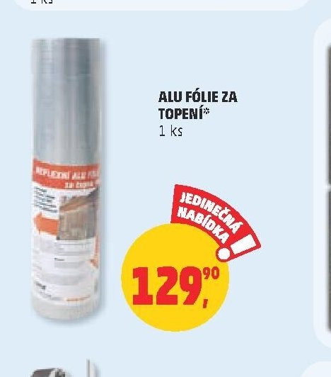Alu fólie za topení
