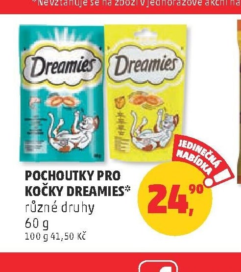 Pochoutky pro kočky Dreamies