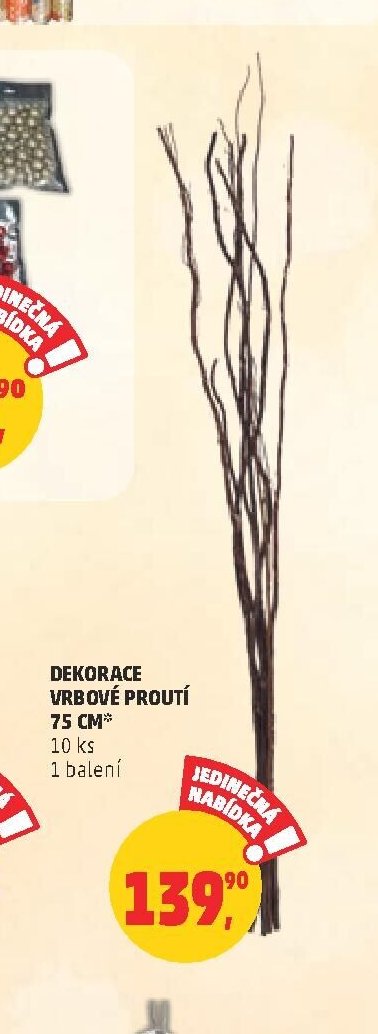DEKORACE VRBOVÉ PROUTÍ