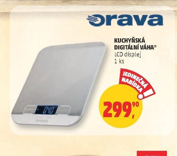 Kuchyňská digitální váha
