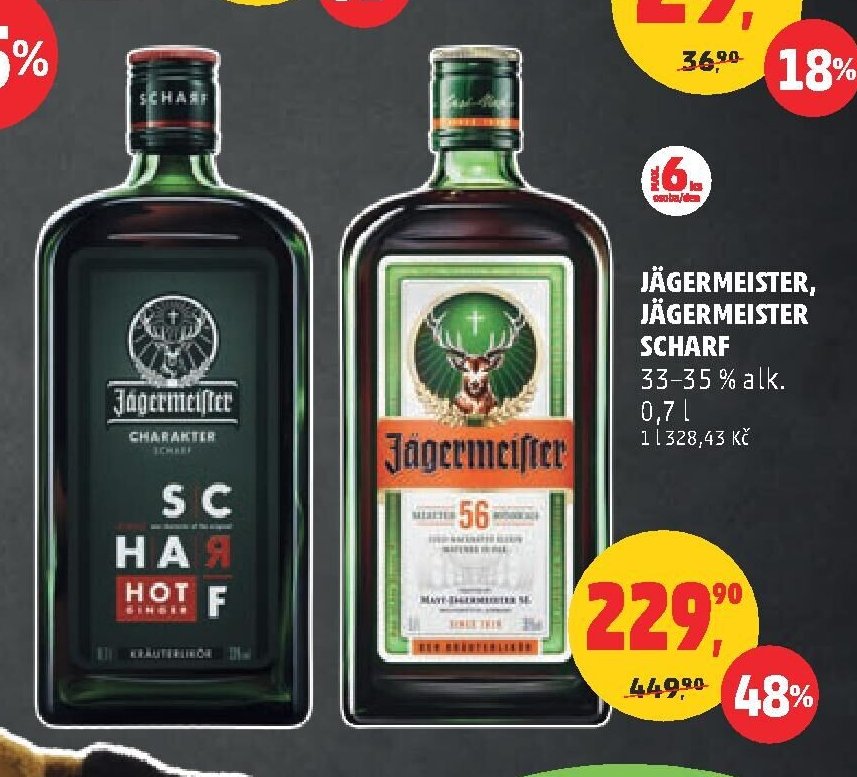 JÄGERMEISTER, JÄGERMEISTER SCHARF 0,7 l