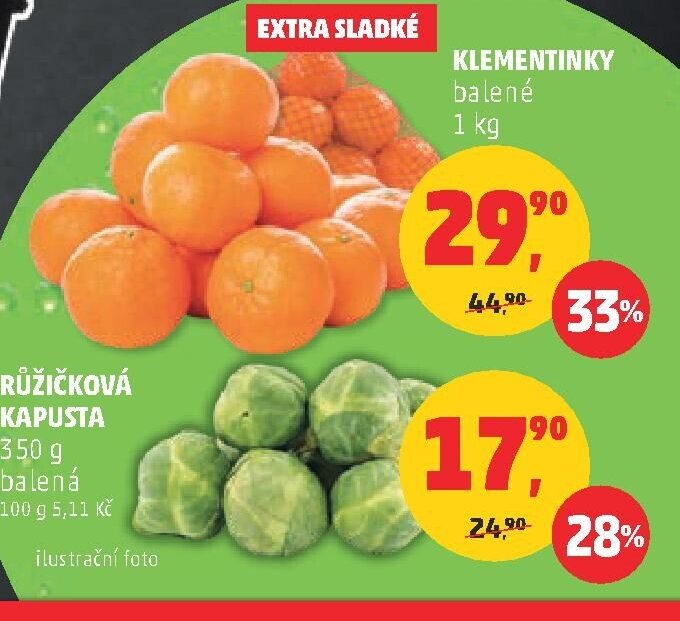 KLEMENTINKY balené 1 kg