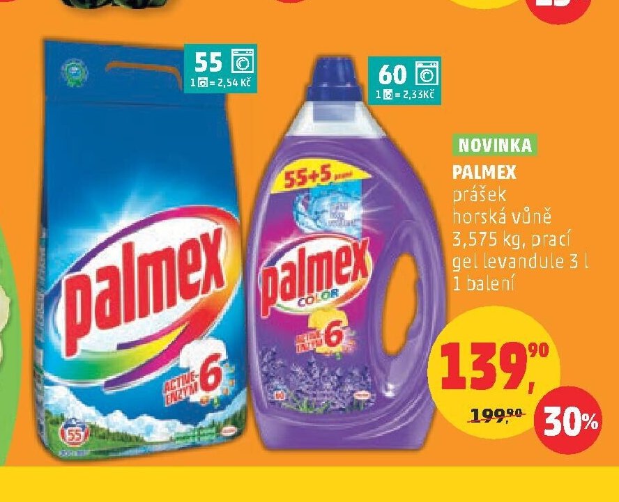 PALMEX prášek/gel 3,575 kg / 3 l