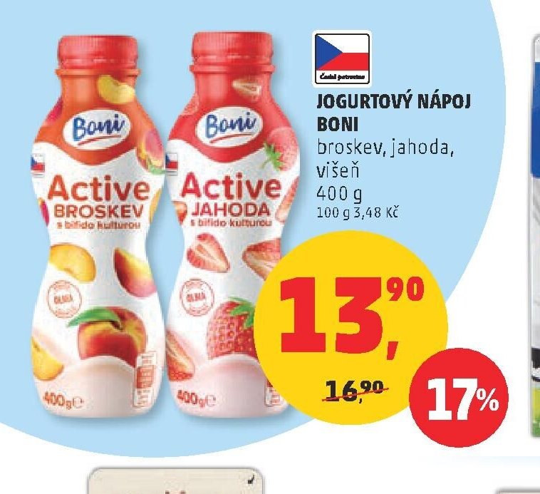 Jogurtový nápoj Boni