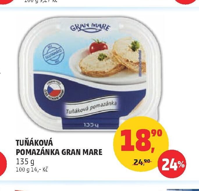 Tuňáková pomazánka Gran Mare