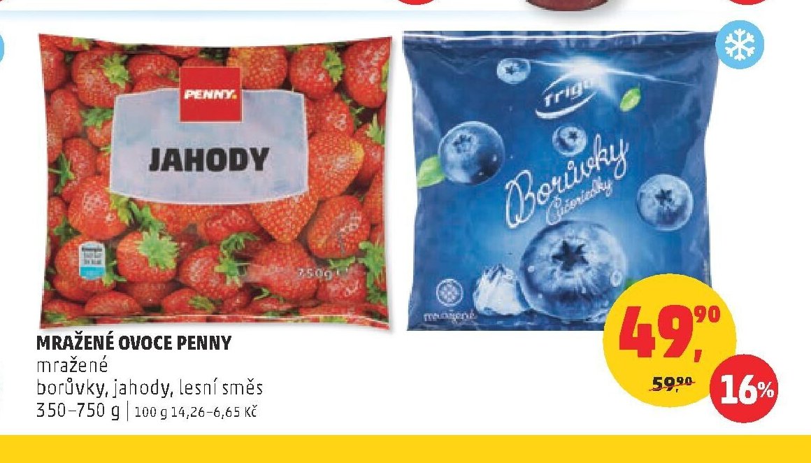 Mražené ovoce Penny