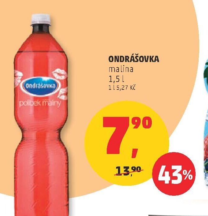 Ondrášovka malina 1,5 l