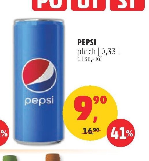 Pepsi plech 0,33 l