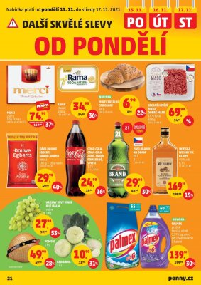 akční leták Penny Market 11.11.2021-17.11.2021