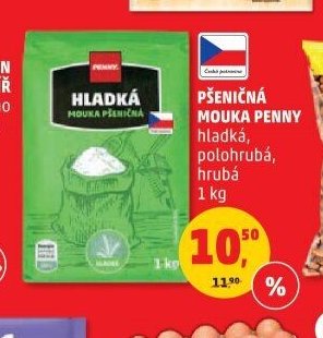 Pšeničná mouka Penny 1 kg
