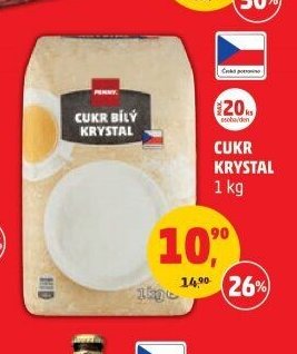 Cukr bílý krystal 1 kg
