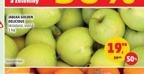 JABLKA GOLDEN DELICIOUS