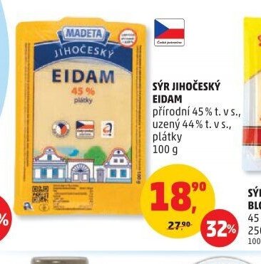 SÝR JIHOČESKÝ EIDAM
