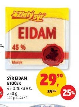 SÝR EIDAM BLOČEK