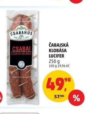 ČABAJSKÁ KLOBÁSA LUCIFER