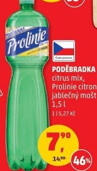 Ochucená voda Poděbradka