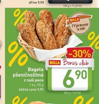 Bageta pšeničnožitná