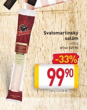 Svatomartinský salám