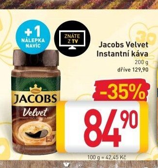 Jacobs Velvet Instantní káva