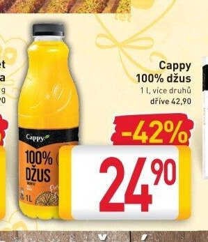 Cappy 100% džus