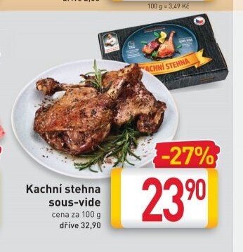 Kachní stehna sous-vide