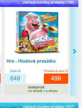 Hra - Hladové prasátko