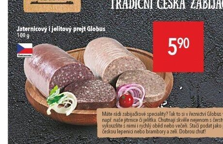 Jaternicový i jelitový prejt Globus