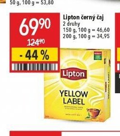 Lipton černý čaj