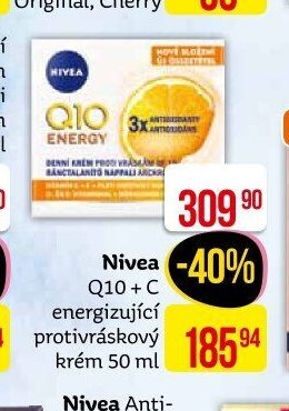 Nivea Q10 + C energizující protivráskový krém