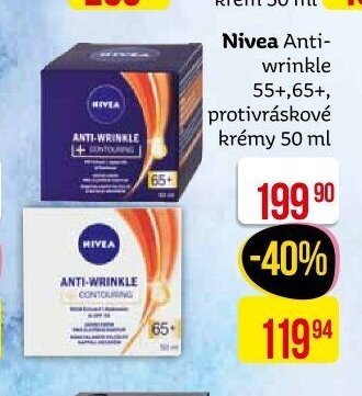 Nivea Anti-wrinkle 55+, 65+ protivráskové krémy