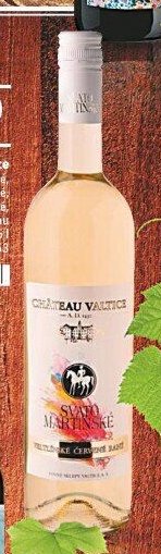 Château Valtice Veltlínské červené rané, Svatovavřinecké rosé, Müller Thurgau
