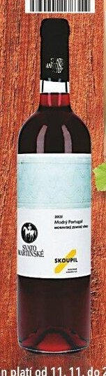 Skoupil Modrý Portugal, Müller Thurgau