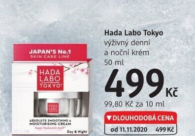 Krém pleťový vyhlazující Hada Labo Tokyo